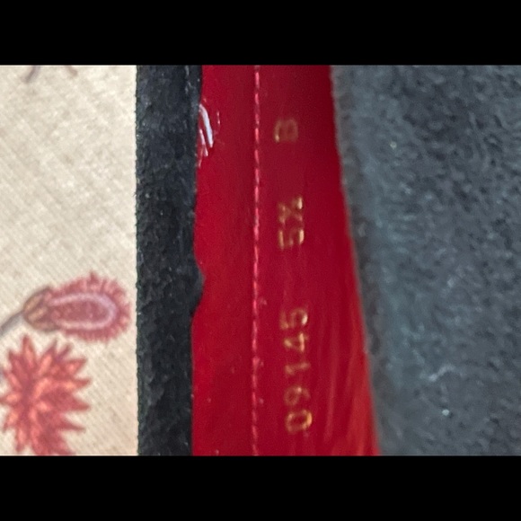 Salvatore Ferragamo Black Suede Calf Loafers sz5 1/2 - Picture 8 of 12